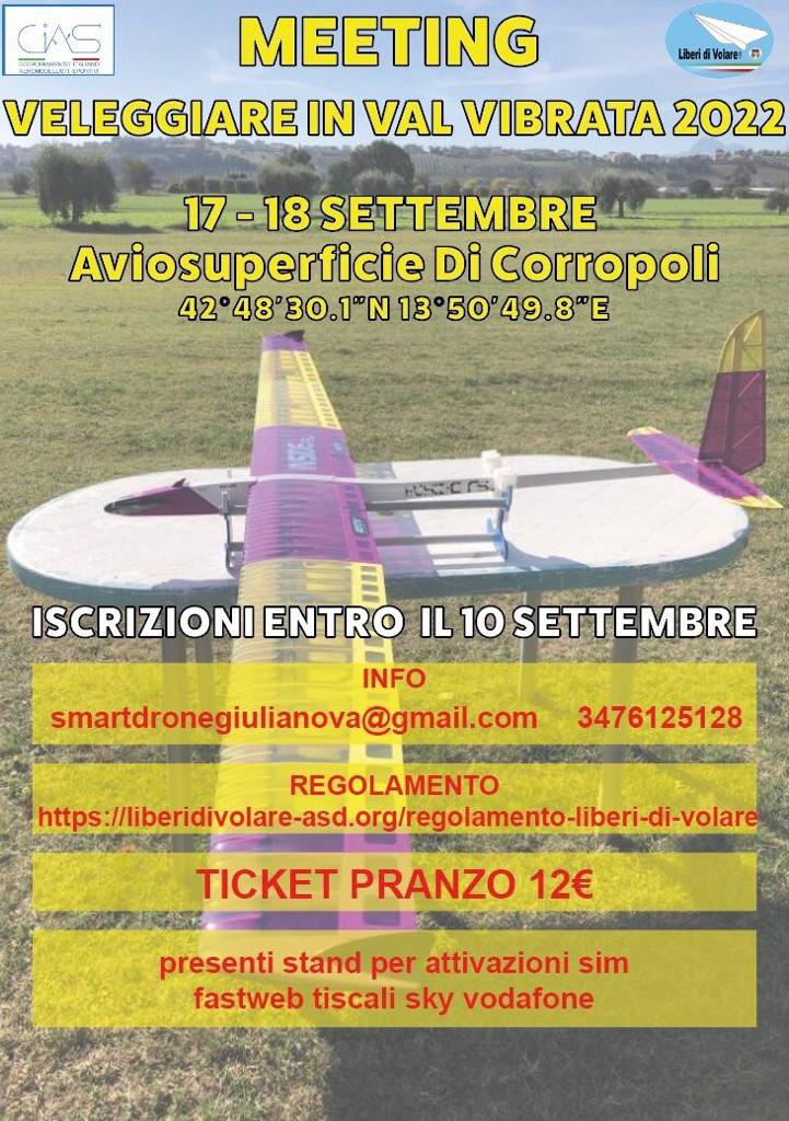 Veleggiare in Val Vibrata 17 e 18 settembre
